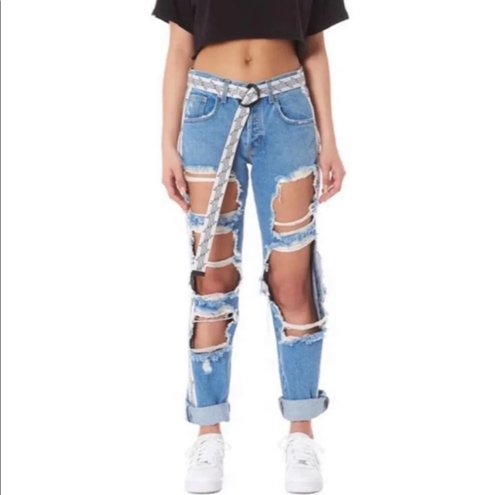 LF Ripped BF jeans - Picture 4 of 5